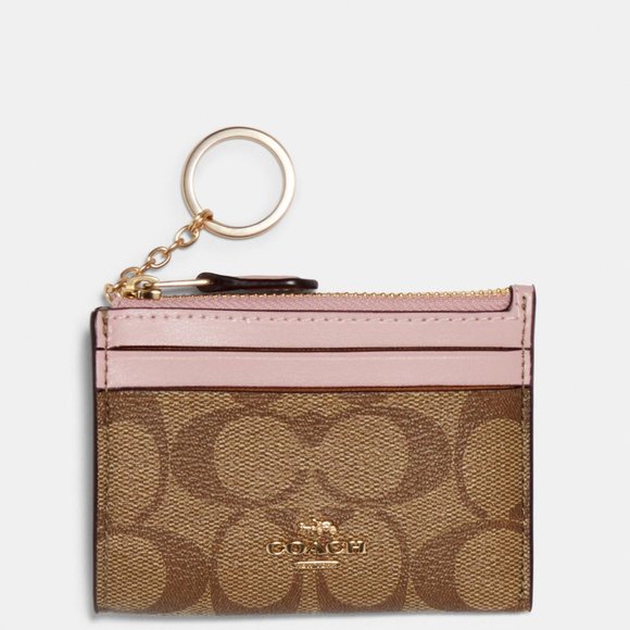 Mini Skinny Id Case In Signature Canvas - Picture 2 of 15